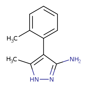 5-methyl-4-(2-methylphenyl)-1H-pyrazol-3-amine