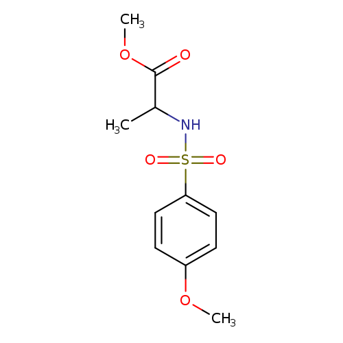 methyl 2-(4-methoxybenzenesulfonamido)propanoate