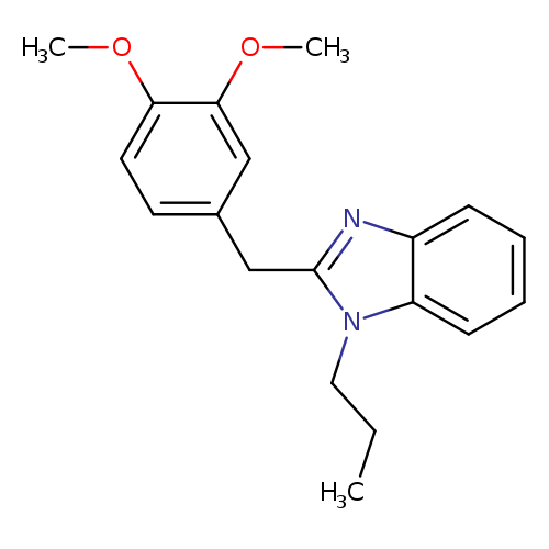 2-[(3,4-dimethoxyphenyl)methyl]-1-propyl-1H-1,3-benzodiazole