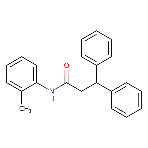 N-(2-methylphenyl)-3,3-diphenylpropanamide