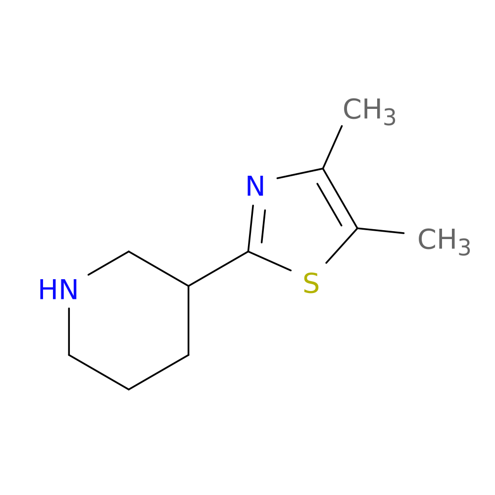 3-(dimethyl-1,3-thiazol-2-yl)piperidine