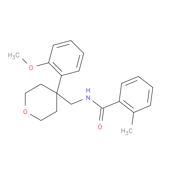 N-{[4-(2-methoxyphenyl)oxan-4-yl]methyl}-2-methylbenzamide