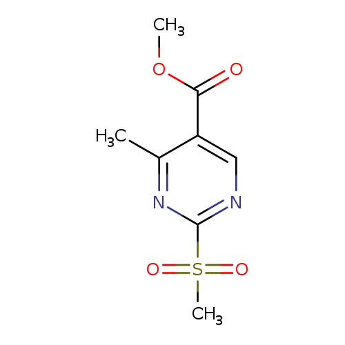 Methyl 4-methyl-2-(methylsulfonyl)pyrimidine-5-carboxylate
