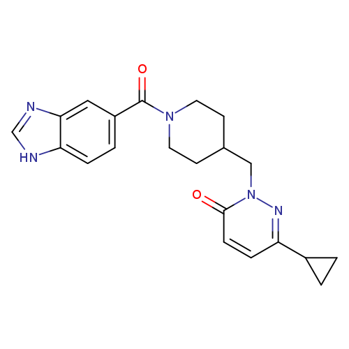 2-{[1-(1H-1,3-benzodiazole-5-carbonyl)piperidin-4-yl]methyl}-6-cyclopropyl-2,3-dihydropyridazin-3-one