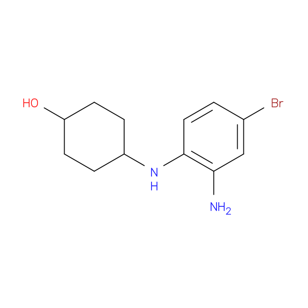 4-[(2-amino-4-bromophenyl)amino]cyclohexan-1-ol