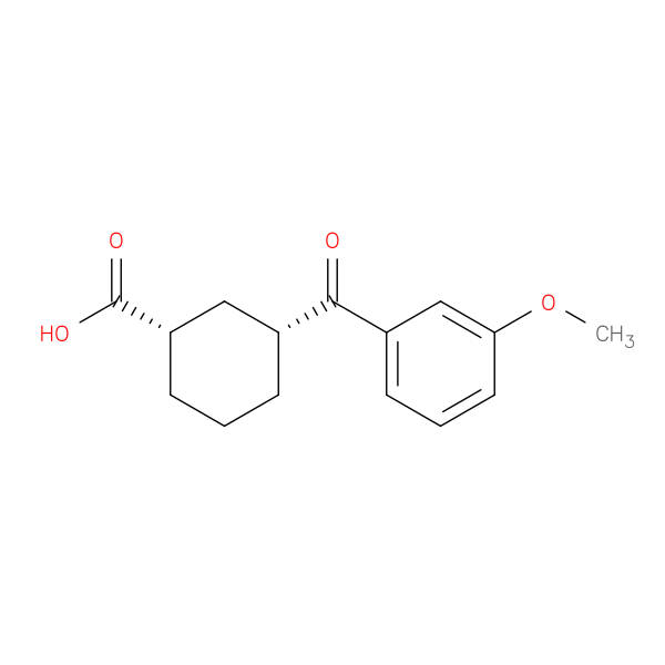 cis-3-(3-Methoxybenzoyl)cyclohexane-1-carboxylic acid