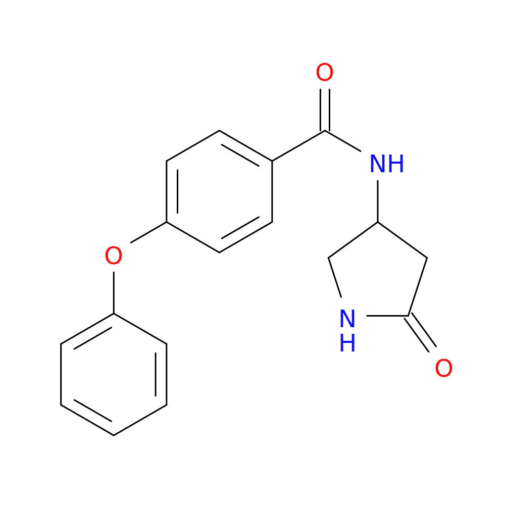 N-(5-oxopyrrolidin-3-yl)-4-phenoxybenzamide