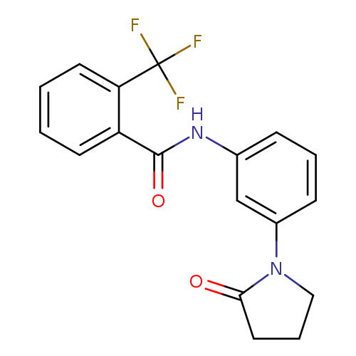 N-[3-(2-oxopyrrolidin-1-yl)phenyl]-2-(trifluoromethyl)benzamide