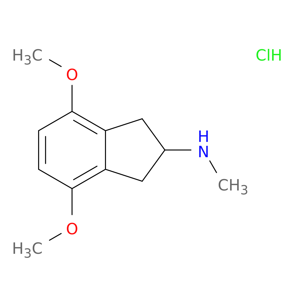 4,7-dimethoxy-N-methyl-2,3-dihydro-1H-inden-2-amine hydrochloride