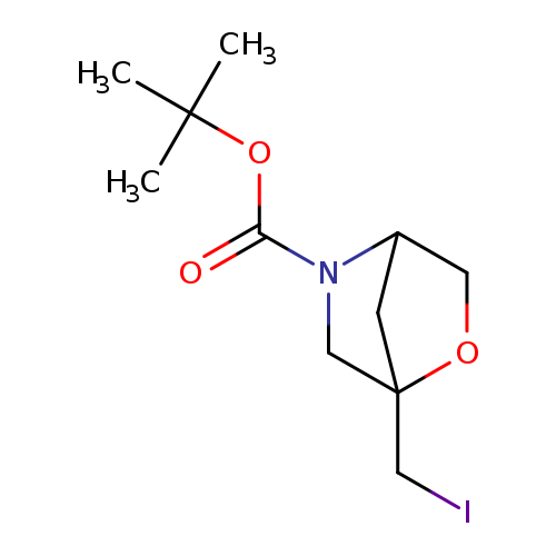 tert-butyl 1-(iodomethyl)-2-oxa-5-azabicyclo[2.2.1]heptane-5-carboxylate, Mixture of diastereomers