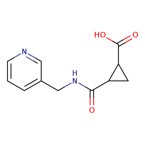 2-{[(pyridin-3-yl)methyl]carbamoyl}cyclopropane-1-carboxylic acid