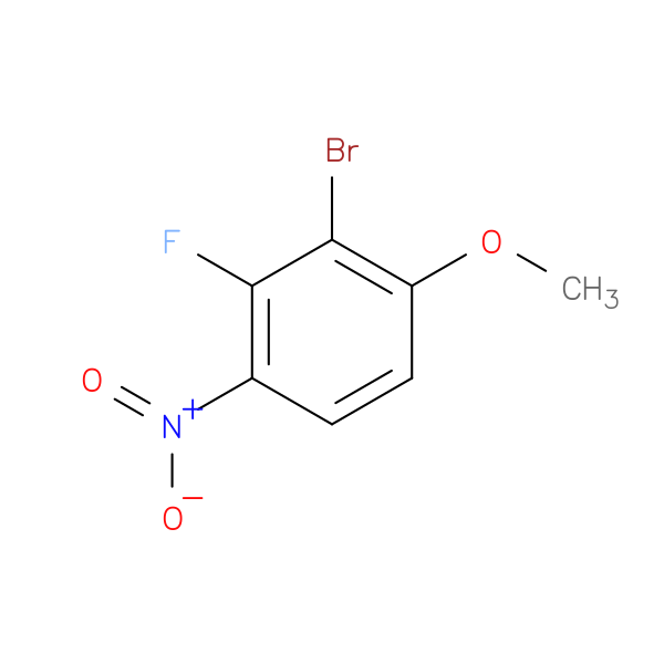 2-Bromo-3-fluoro-1-methoxy-4-nitrobenzene