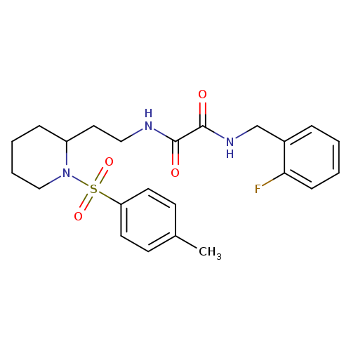 N'-[(2-fluorophenyl)methyl]-N-{2-[1-(4-methylbenzenesulfonyl)piperidin-2-yl]ethyl}ethanediamide