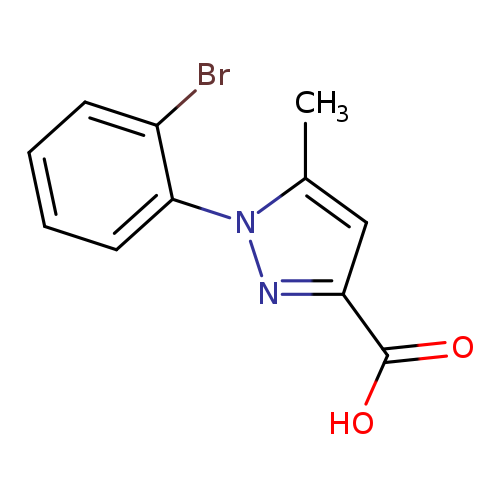1-(2-bromophenyl)-5-methyl-1H-pyrazole-3-carboxylic acid