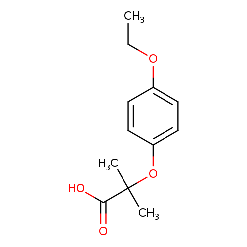 Propanoic acid, 2-(4-ethoxyphenoxy)-2-methyl-