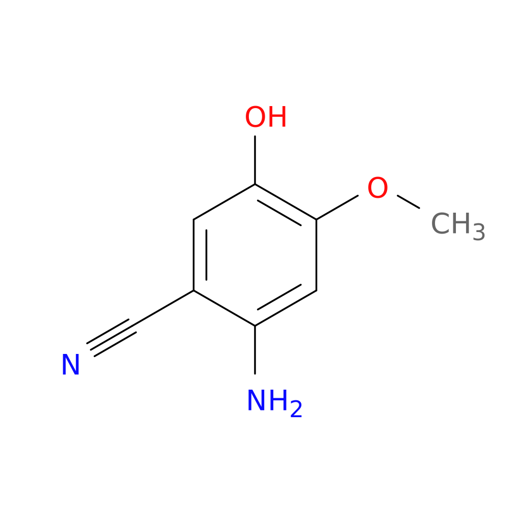 2-Amino-5-hydroxy-4-methoxybenzonitrile