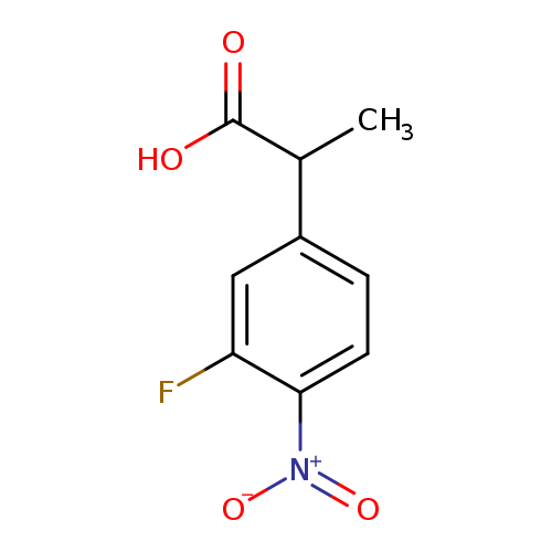 2-(3-Fluoro-4-nitrophenyl)propanoic acid