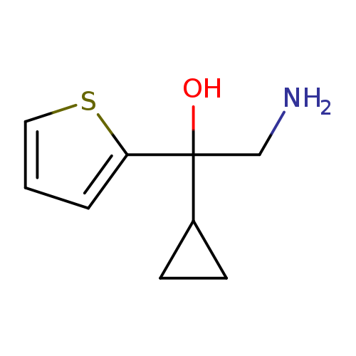 2-Amino-1-cyclopropyl-1-(2-thienyl)ethanol