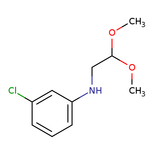 3-chloro-N-(2,2-dimethoxyethyl)aniline