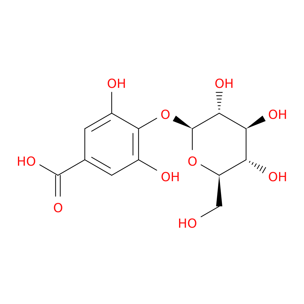 Gallic acid 4-O-beta-D-glucopyranoside, Min.