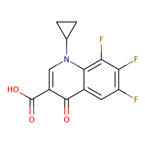 1-Cyclopropyl-6,7,8-trifluoro-4-oxo-1,4-dihydroquinoline-3-carboxylic acid