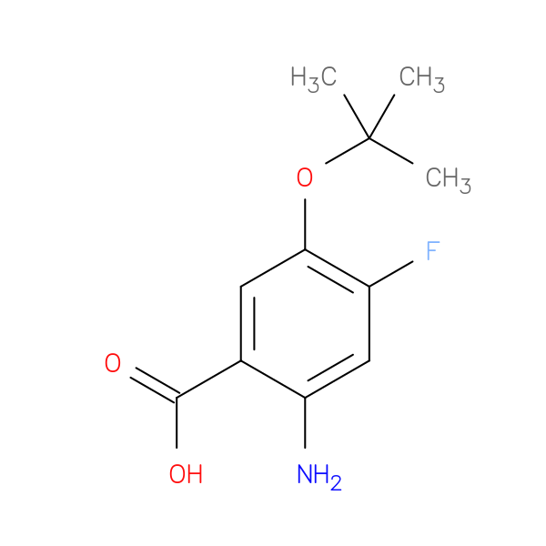 2-amino-5-(tert-butoxy)-4-fluorobenzoic acid