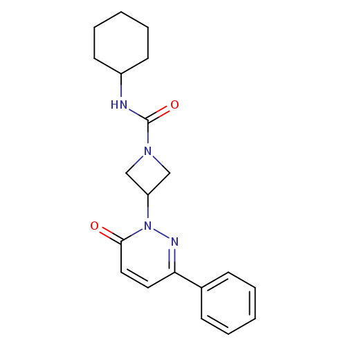 N-cyclohexyl-3-(6-oxo-3-phenyl-1,6-dihydropyridazin-1-yl)azetidine-1-carboxamide