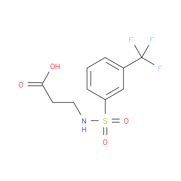 3-(3-(Trifluoromethyl)phenylsulfonamido)propanoic acid