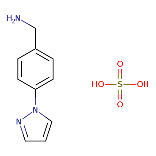 [4-(1H-pyrazol-1-yl)benzyl]amine sulfate (2:1)