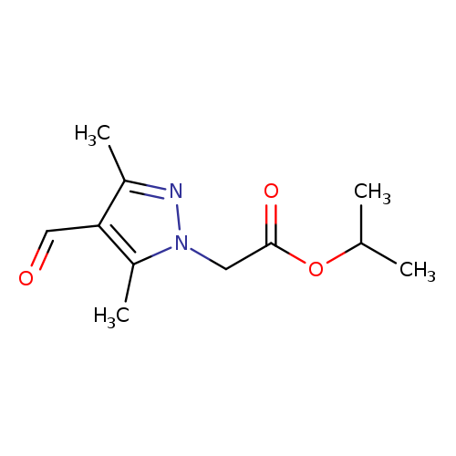 propan-2-yl 2-(4-formyl-3,5-dimethyl-1H-pyrazol-1-yl)acetate