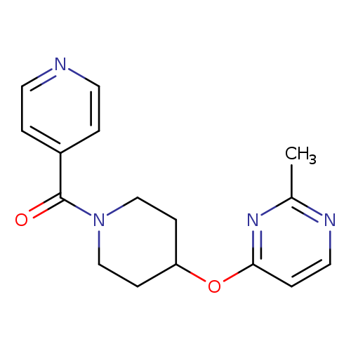 2-methyl-4-{[1-(pyridine-4-carbonyl)piperidin-4-yl]oxy}pyrimidine