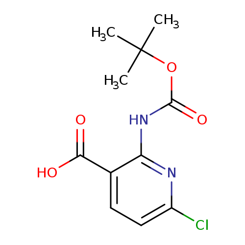 2-(tert-Butoxycarbonylamino)-6-chloronicotinic acid