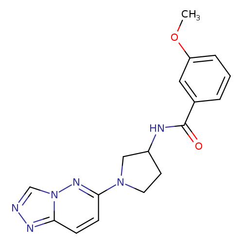 3-methoxy-N-(1-{[1,2,4]triazolo[4,3-b]pyridazin-6-yl}pyrrolidin-3-yl)benzamide