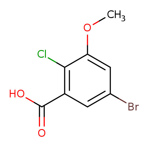 5-Bromo-2-chloro-3-methoxybenzoicacid