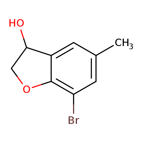 7-bromo-5-methyl-2,3-dihydrobenzofuran-3-ol