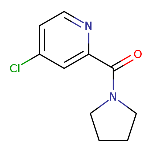 4-chloro-2-(pyrrolidine-1-carbonyl)pyridine