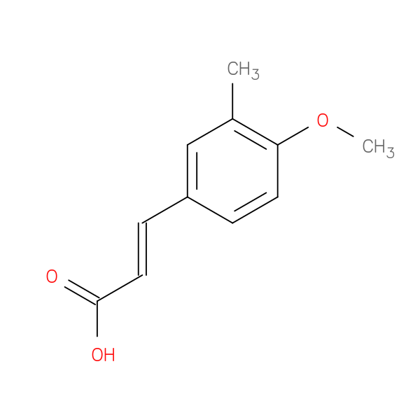 2-Propenoic acid, 3-(4-methoxy-3-methylphenyl)-, (2E)-