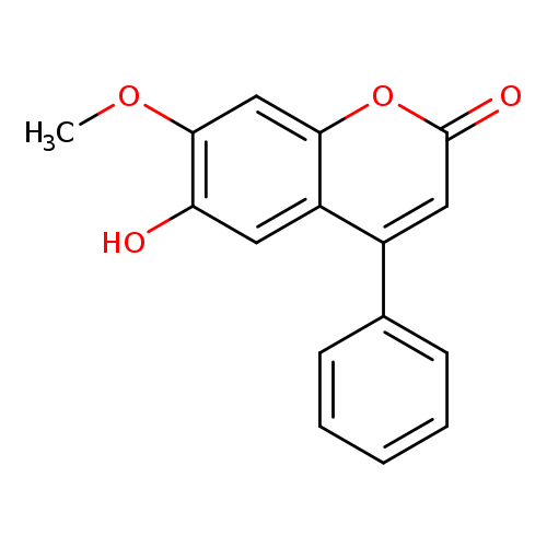 6-Hydroxy-7-methoxy-4-phenylcoumarin