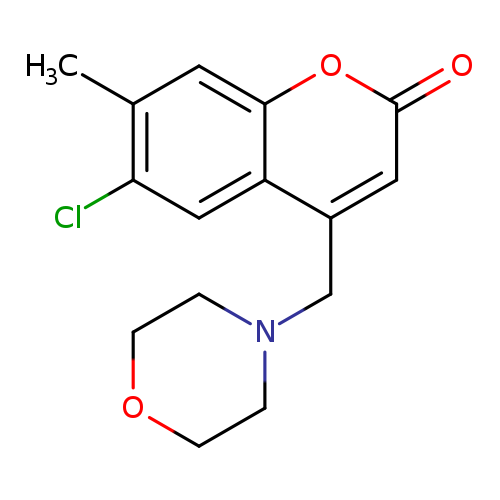 6-chloro-7-methyl-4-[(morpholin-4-yl)methyl]-2H-chromen-2-one
