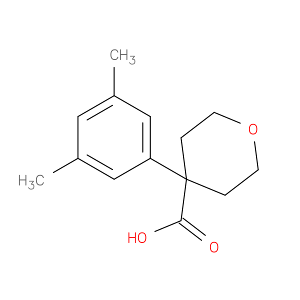 4-(3,5-dimethylphenyl)tetrahydro-2H-pyran-4-carboxylic acid