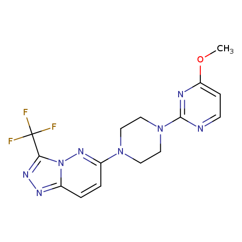 4-methoxy-2-{4-[3-(trifluoromethyl)-[1,2,4]triazolo[4,3-b]pyridazin-6-yl]piperazin-1-yl}pyrimidine
