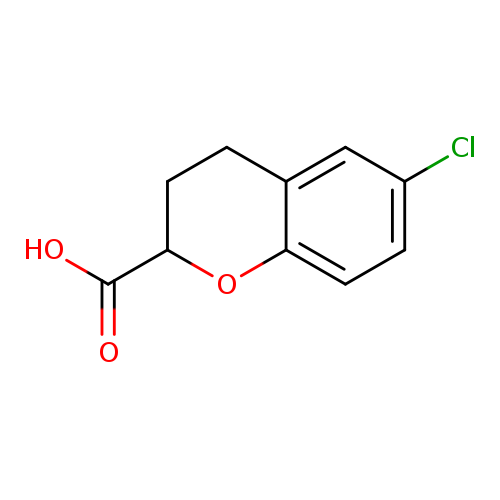 2H-1-BENZOPYRAN-2-CARBOXYLIC ACID, 6-CHLORO-3,4-DIHYDRO-