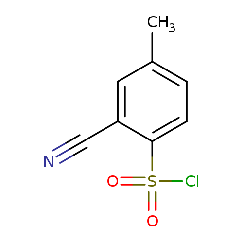 2-cyano-4-methylbenzene-1-sulfonyl chloride