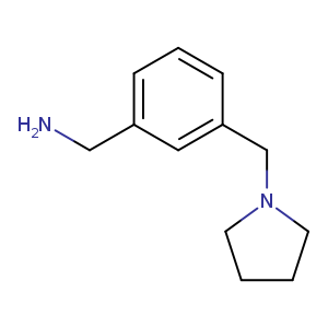 [3-(1-PYRROLIDINYLMETHYL)PHENYL]METHANAMINE