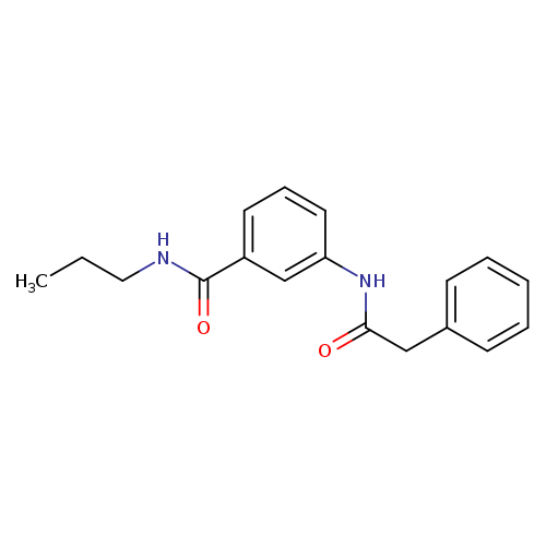 3-[(phenylacetyl)amino]-N-propylbenzamide