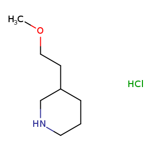 3-(2-Methoxyethyl)piperidine hydrochloride