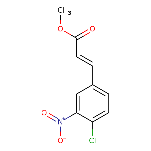 2-Propenoic acid, 3-(4-chloro-3-nitrophenyl)-, methyl ester, (2E)-