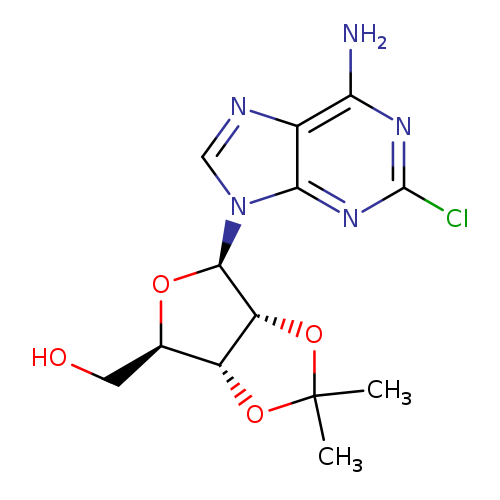 ((3Ar,4r,6r,6ar)-6-(6-amino-2-chloro-9h-purin-9-yl)-2,2-dimethyltetrahydrofuro[3,4-d][1,3]dioxol-4-yl)methanol