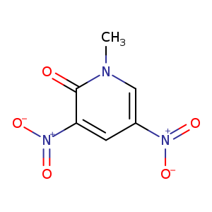 2(1H)-Pyridinone, 1-methyl-3,5-dinitro-
