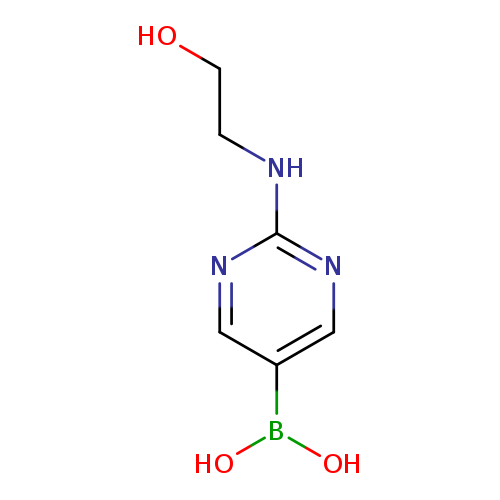 2-(2-Hydroxyethylamino)pyrimidine-5-boronic acid